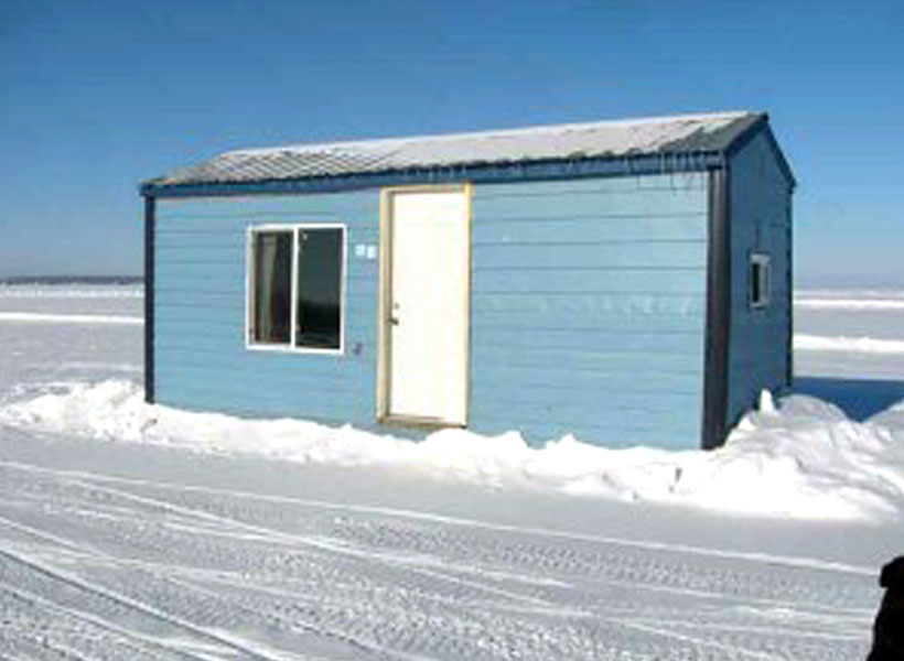 Ice Fishing - Fish House Rentals at Randy's Rentals on Mille Lacs